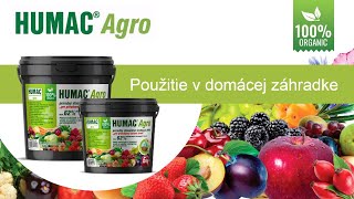 Aplikácia HUMAC Agro v záhradke