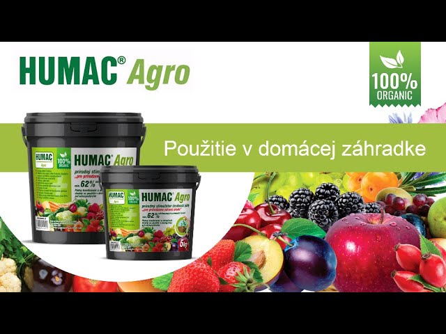 Aplikácia HUMAC Agro v záhradke