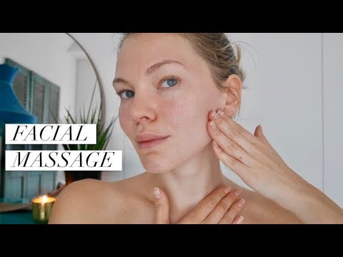 Lymphatic Drainage, Face Lifting Massage - YouTube