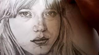 Léa Seydoux - Pencil Drawings By Szabolcs Havellant (2013. / 2014.)