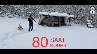 KARDA KIŞTA❄️ 80 SAAT DOLU DOLU VİDEO❄️ 80 HOURS OF WINTER IN SNOW FULLY 