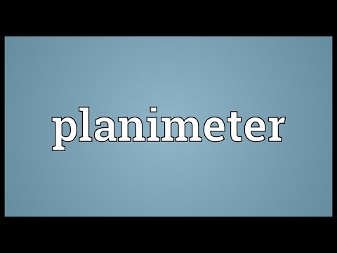 Header of planimeter