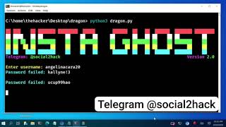 Instagram Pword - Instaghost V2.0 Snap2Hack