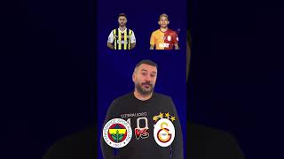 Fenerbahçe - Galatasaray maçının ilk 11 karşılaştırması❗️Sizce tercihlerim doğru
