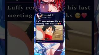 Luffy Remembered His Last Meeting With Shanks