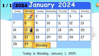 Starfall Calendar January 1St 2024 For Starfall