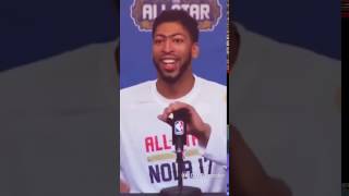 Anthony Davis Swears Accidentally In Press Conference Apologizes Immediately