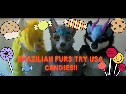 Brazilian Furries try American Candies! (pt.1)