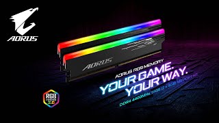 Cowcot Tv Présentation Mémoire Ddr4 Aorus Rgb Memory, Rapide Et Éclairée