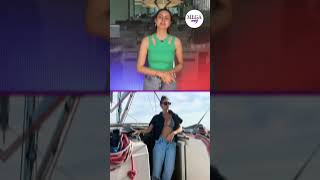 Yüsra Geyikten Teknede Şov