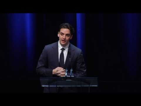 Vincent Piazza presents Writers Guild Awards to TV Documentarians
