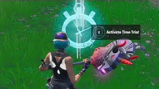 Complete A Time Trial East Of Pleasant Park Or South West Of Salty Springs Fortnite