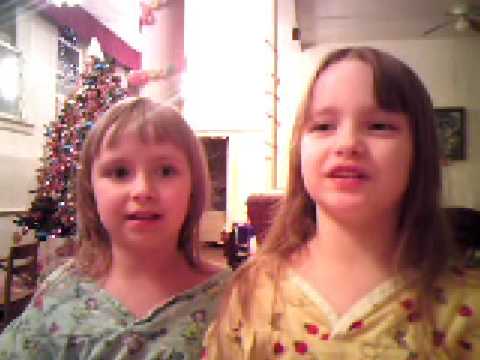 5-year-old twins quote Marys Magnificat (Luke 1:46-55)