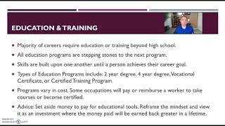 Developing a Career Plan