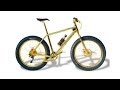 Pure Gold 24karat Mountain Bike For $1 Million Is World's Most Expensive