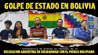 Conferencia de prensa Delegacion Argentina en Bolivia en Córdoba