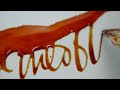 Sweet Billy Pilgrim's Arrived at Upside Down: a calligraphy video