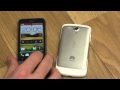 Foto pequena HTC One V vs Huawei Ascend G300