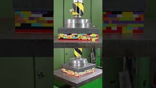 🧱📊 Massive Pile Of Legos Stop The Press!  😱💪 #Hydraulicpress #Satisfying #Crushing #Lego