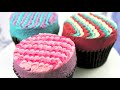 Ruffled Layer Frosting Technique for Cakes and Cupcakes - A Cupcake Addiction How To Tutorial