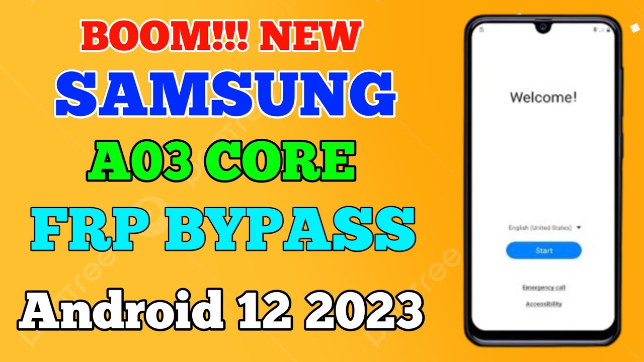Samsung A03 Core FRP Bypass/Unlock Android 12 2023 | Samsung A03 Core FRP Bypass/Unlock Android 12 2023 |
