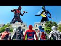 SUPERHERO's Story || Battle Between Giant VENOM vs Giant Red SPIDER-MAN..? ( Live Action )