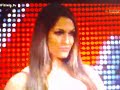 WWE RAW 9/29/14: Brie Bella vs Cameron and Eva Marie Handicap Match