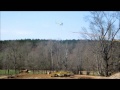 Winona MS video: Helicopter trimming High Voltage Power lines in Winona. Extreme wind Gusts. Closeup of Landing Zone