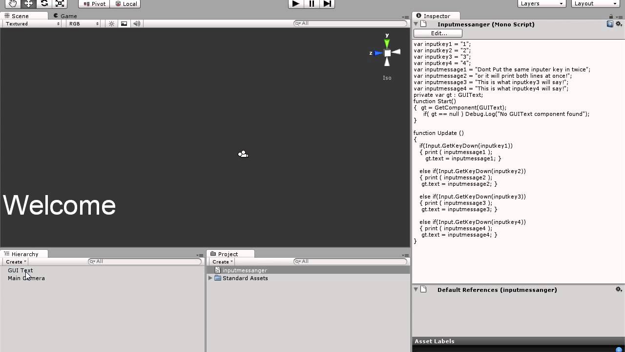Free Unity Script - GUI Text editor! - YouTube image.
