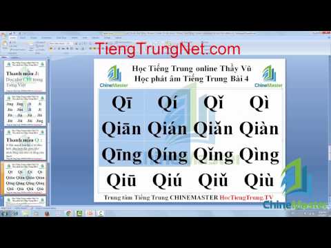 Học phát âm Tiếng Trung cơ bản từ đầu Phân biệt J và Q trong Tiếng Trung