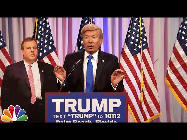 Jimmy Fallon Parodies Donald Trump’s Super Tuesday Speech - Video