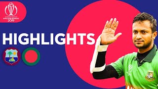 West Indies vs Bangladesh - Match Highlights | ICC Cricket World Cup 2019