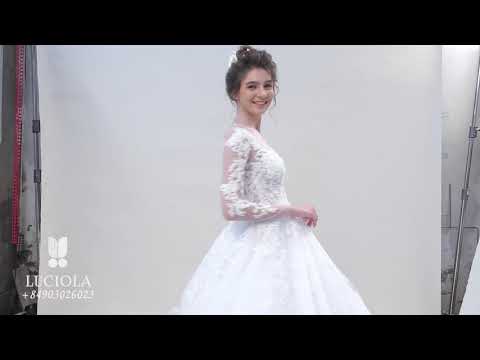 Luciola Bridal Áo cưới dài tay cho các cô dâu tại Luciola