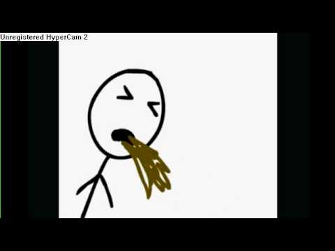stickman throwing up