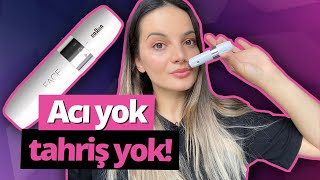 Acı Ve Tahriş Olmadan Yüzdeki Tüyleri Almakbraun Face Mini