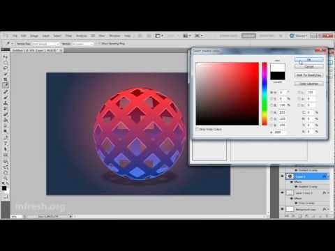 Фотошоп как сделать шар из