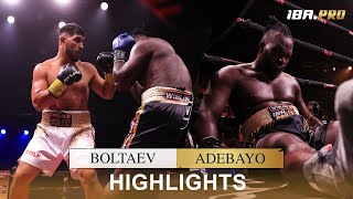 Knockout Power Boltaev Vs Adebayo Iba.pro 8 Highlights