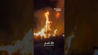 Syria Battles Flames In Latakia For Seventh Consecutive Day