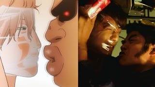 Takeo besa a Suna - Anime y Live Action ORE MONOGATARI