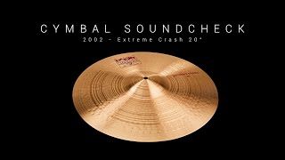 Cymbal Soundcheck - Extreme Crash 20"