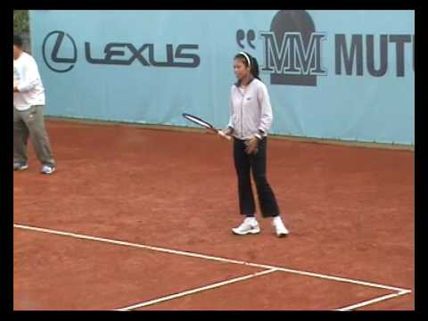 Su Wei Hsieh Madrid 2010 practice