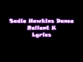 Sadie Hawkins Dance Video preview