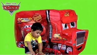 Giant Disney Cars Mack Truck Tent Thomas And Friends Toy Train Egg Surprise