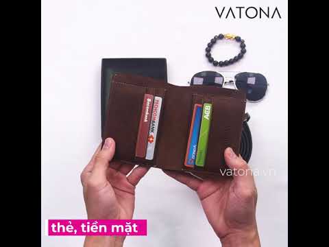 VÍ DA NAM CAO CẤP EPI - VÍ DA BÒ THẬT 100%