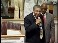 Rev. Clay Evans Dancing at HF Shepherd Retirement Service-June 2004