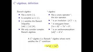 C*-algebras from a novice perspective 1: Introduction