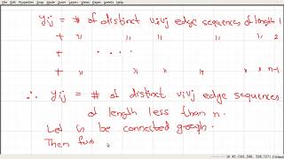 Video_112: An observation about connectedness and adjacency matrix