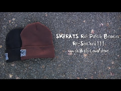 SK8RATS Rat Patch Beanie Commercial