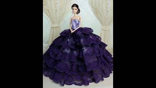Beautiful Barbie Doll Gowns Nm Fashion Hub