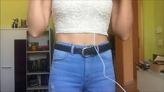 ASMR - FABRIC SCRATCHING part 2 (Jeans/ shirt/ skin scratching, belt sounds)👚👖😊